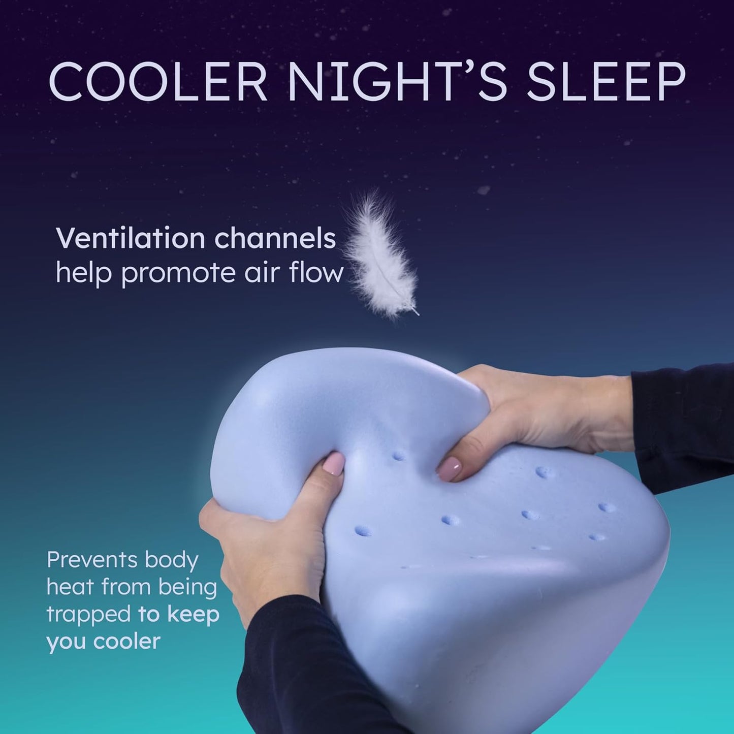 💤 Ergonomski Jastuk za Noge – Memory Foam Comfort