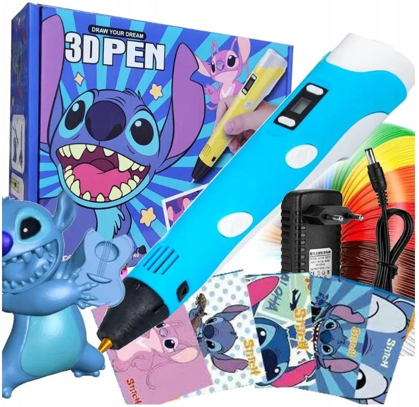 ✨ 3D MAGIC PEN SET – KREIRAJ, CRTAJ, MAŠTAJ!