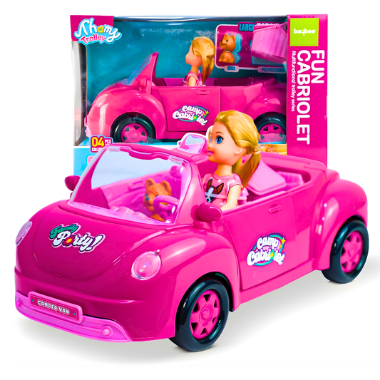Kabriolet sa lutkom za devojčice
