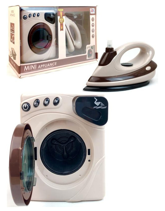 🧺 MINI VEŠ MAŠINA + PEGLA – REALISTIČNI PLAY SET