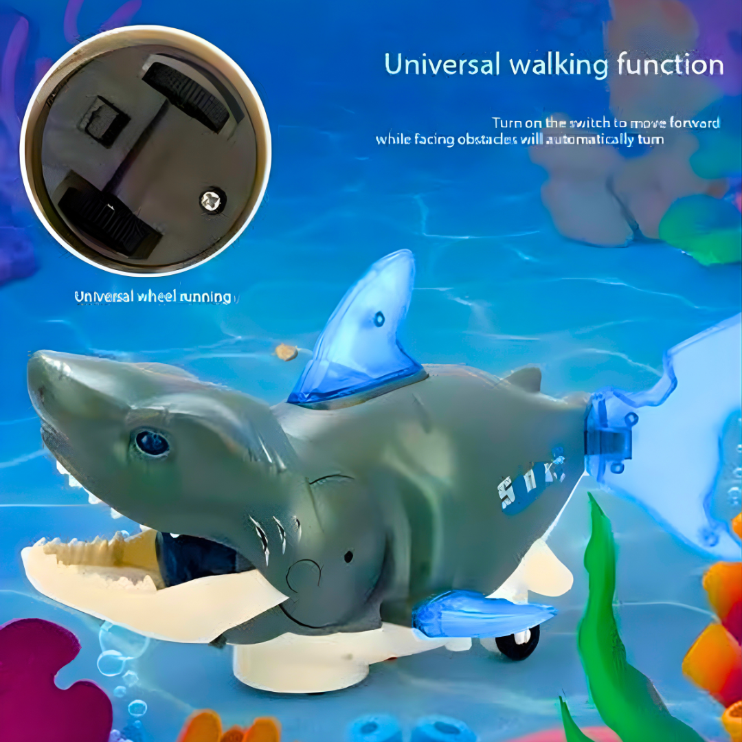 🦈 Baby Shark – Svetleća Muzička Ajkula za Decu
