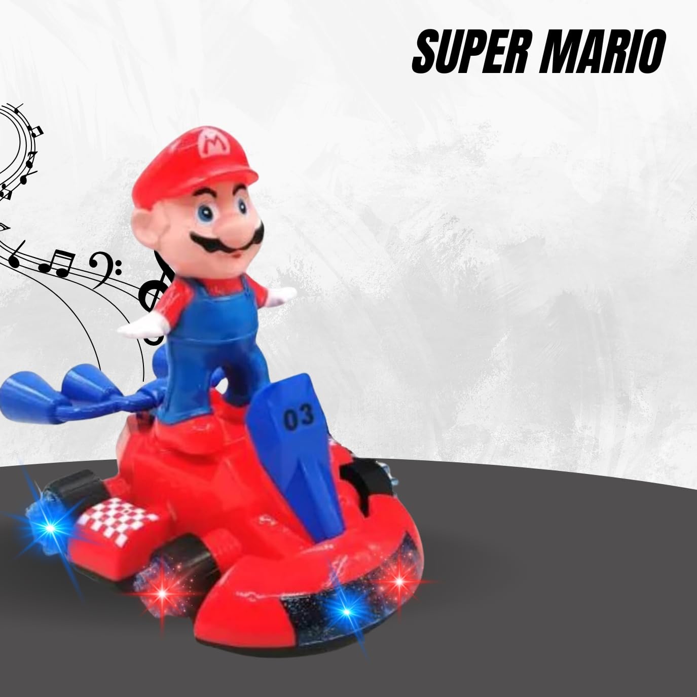 🏎️ Super Mario Karting Auto sa Muzikom i Svetlima