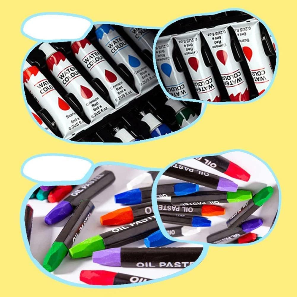 🎨 Set za crtanje i slikanje – 145 delova u aluminijumskom koferu 🚀