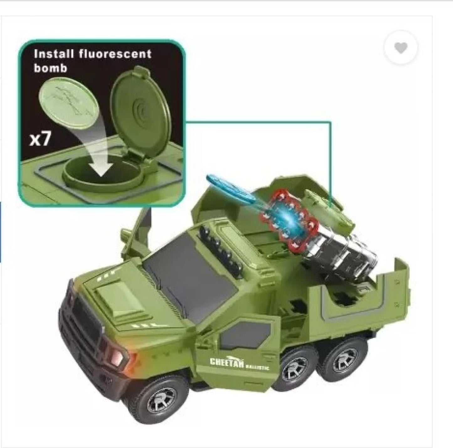 🚗 Projektil Džip – 360° Muzika i Svetla