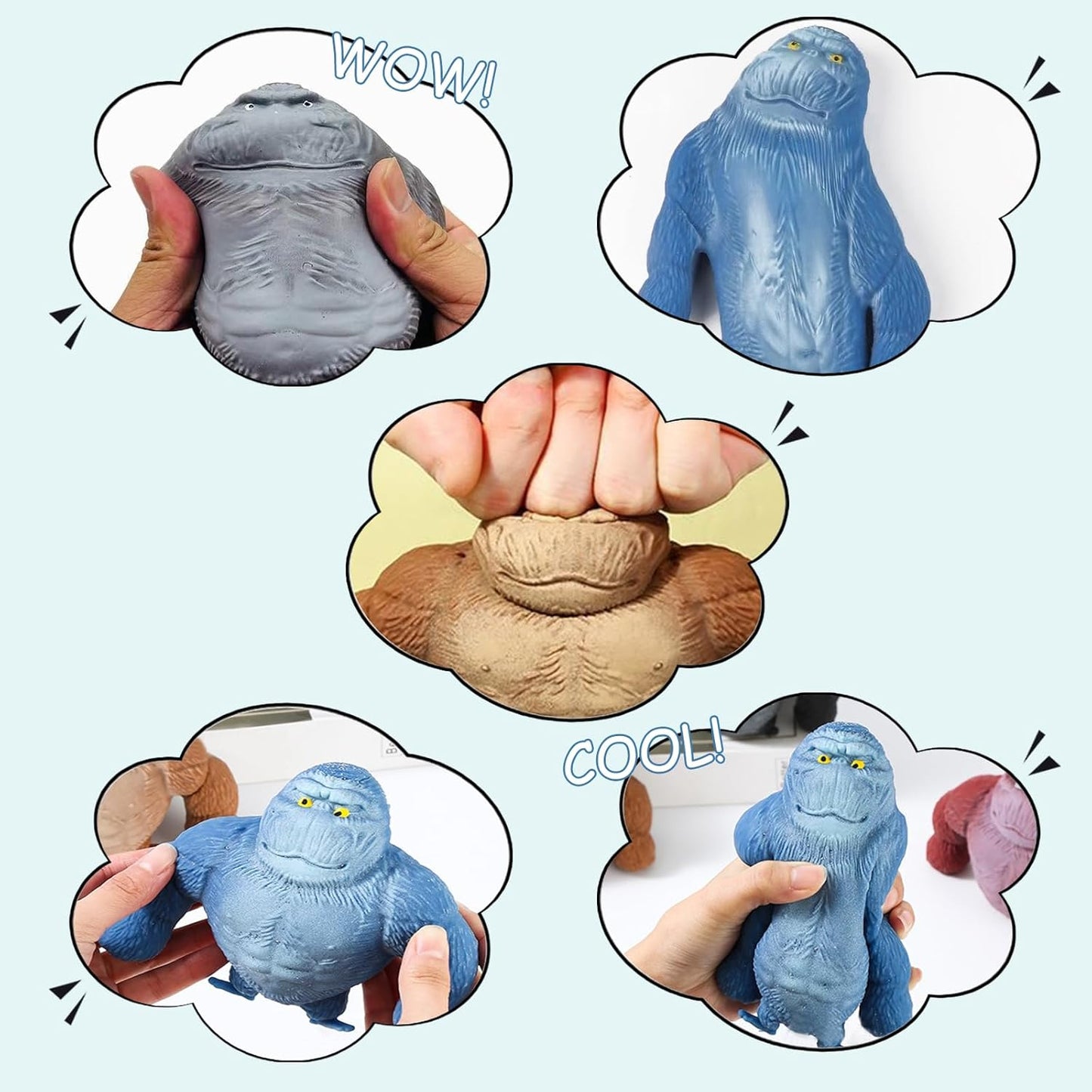 Gorilla Stress Relief Toy – “Squishy Monkey”