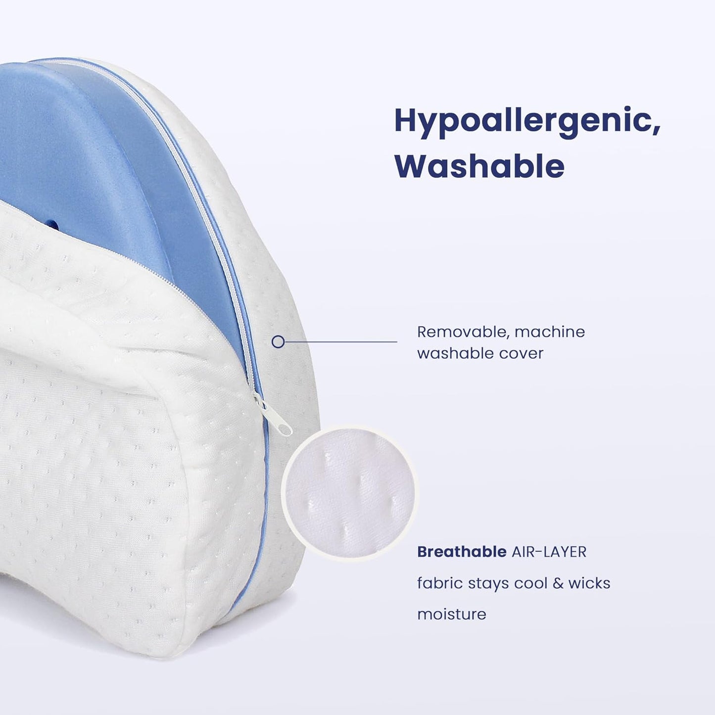 💤 Ergonomski Jastuk za Noge – Memory Foam Comfort