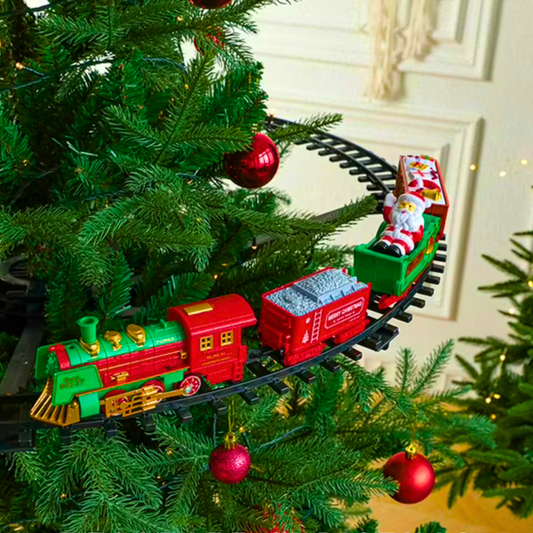 Voz na paru sa deda mrazom za jelku