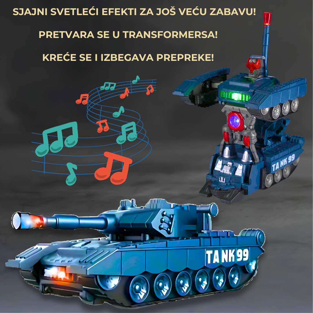Svetleći Tenk - Transformers za decu