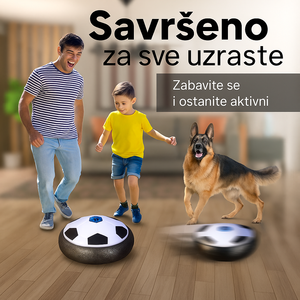 LEBDEĆA LOPTA SA LED SVETLIMA – IGRA U KUĊI