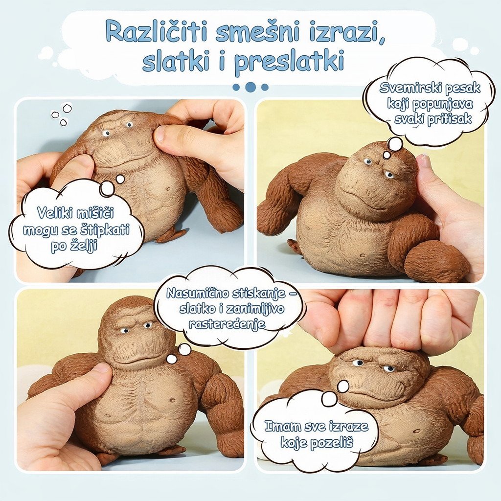 Gorilla Stress Relief Toy – “Squishy Monkey”