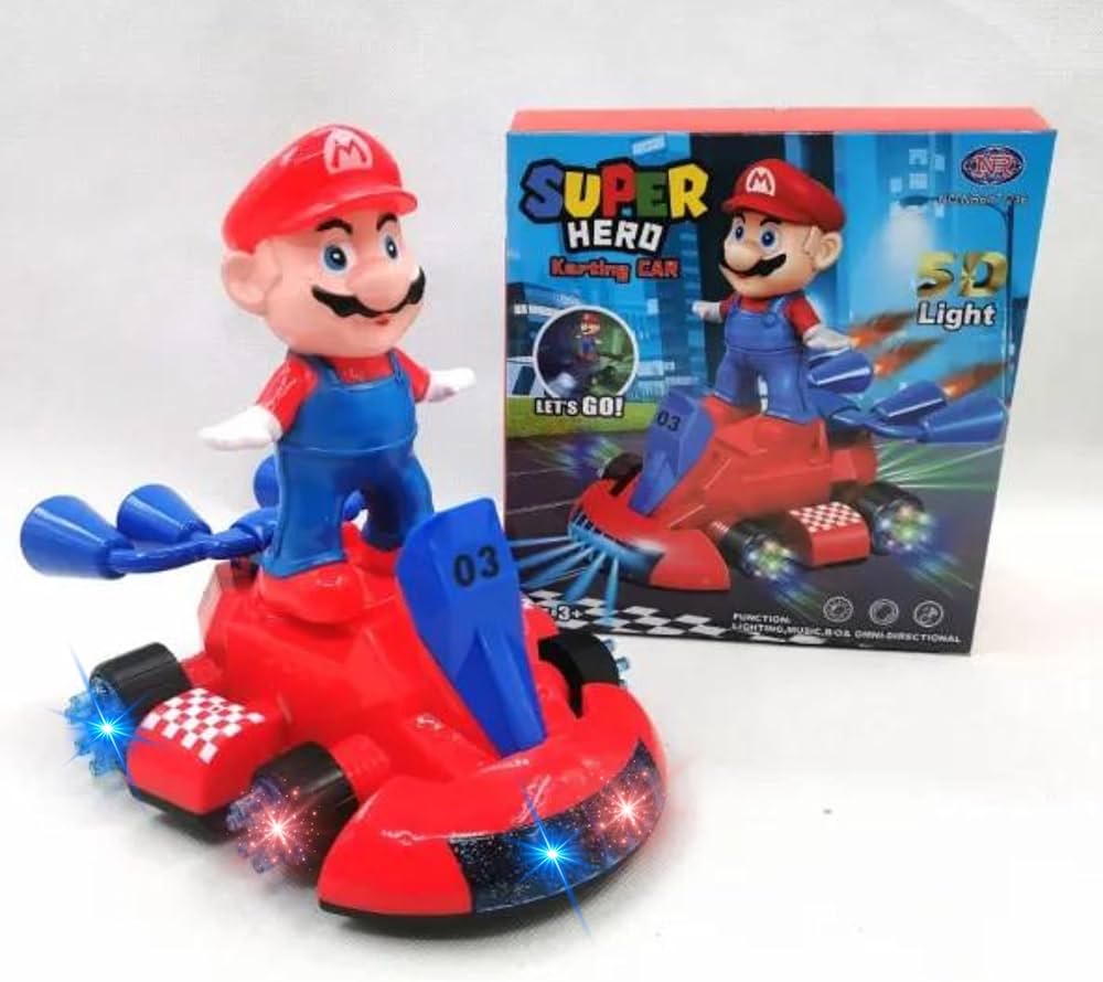 🏎️ Super Mario Karting Auto sa Muzikom i Svetlima
