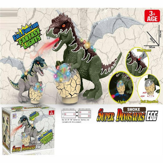 🦖 Interaktivni Dino Zmaj sa Dimom, Svetlima i Zvukom