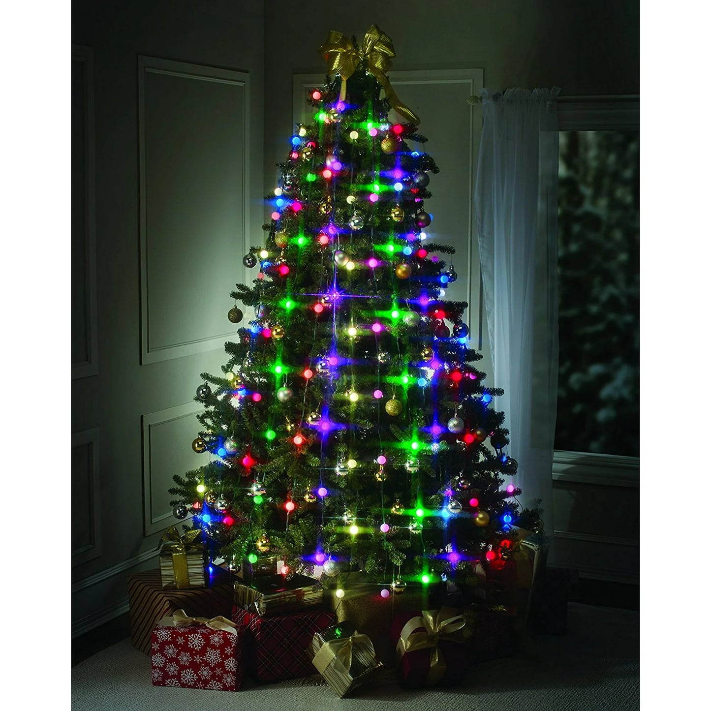 🎄Svetlosni LED Ukras za Jelku (16 Boja i Šara)