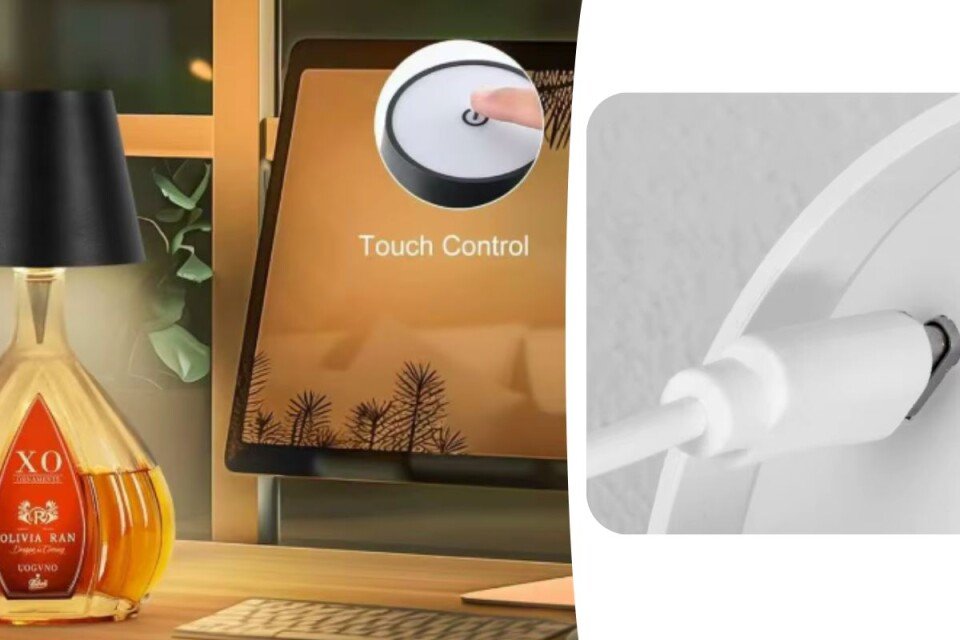 💡 Bežična LED Lampa za Flašu – Moderni Ambijentalni Dekorativni Poklon